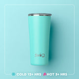 Shimmer White Tumbler (22oz)