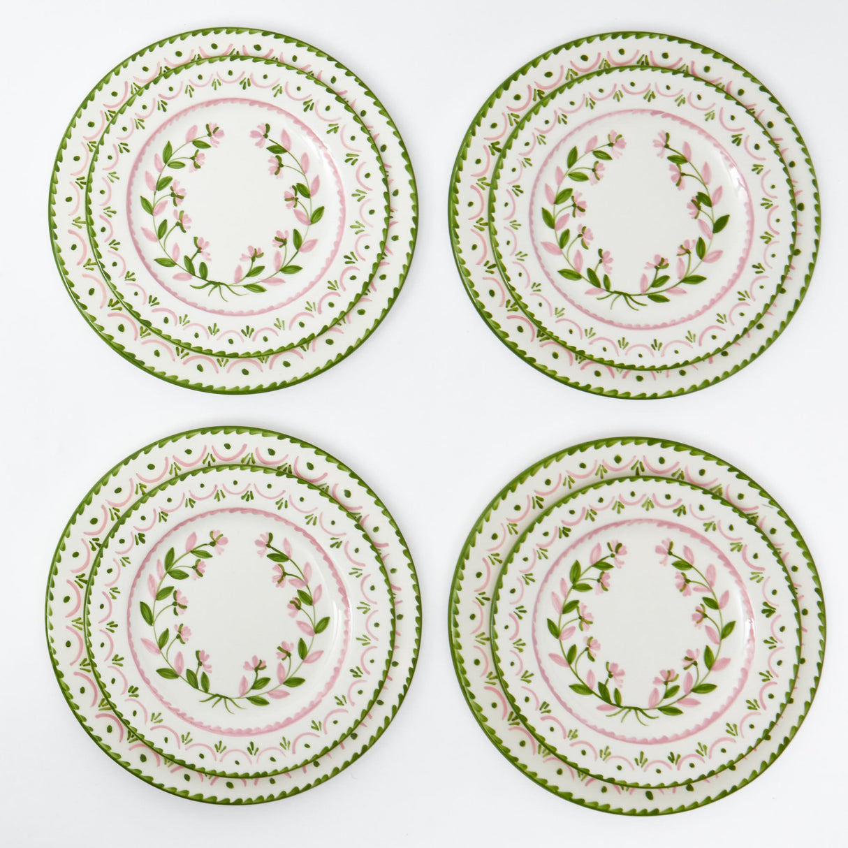 Josephine Garland Dinner & Starter Plates (Set of 8)