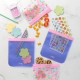 Bolsas de almacenamiento reutilizables Flower Power (juego de 4)