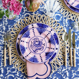 Kamari Pink & Blue Starter Plates (Set of 4)