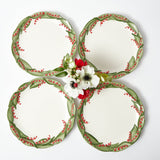 Red Berry Dinner Plates (Set of 4)