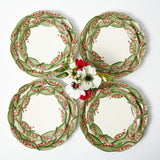 Red Berry Dinner & Starter Plates (Set of 8)