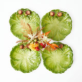 Porcini Mushroom Cabbage Plates (Set of 4)