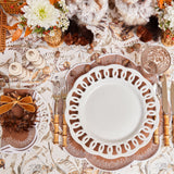 White Lace Dinner Plates (Set of 4)