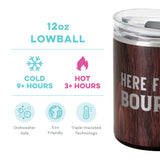 Here for the Bourbon Lowball Tumbler (12oz)