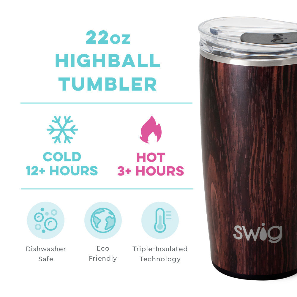 Bourbon Barrel Tumbler (22oz)