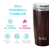 Bourbon Barrel Tumbler (22oz)