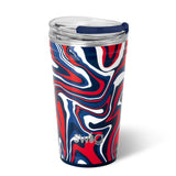 Vaso de fiesta Fanzone Navy + Red (24 oz)