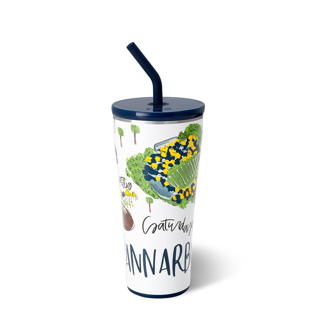 Saturdays in Ann Arbor Straw Tumbler (32oz)