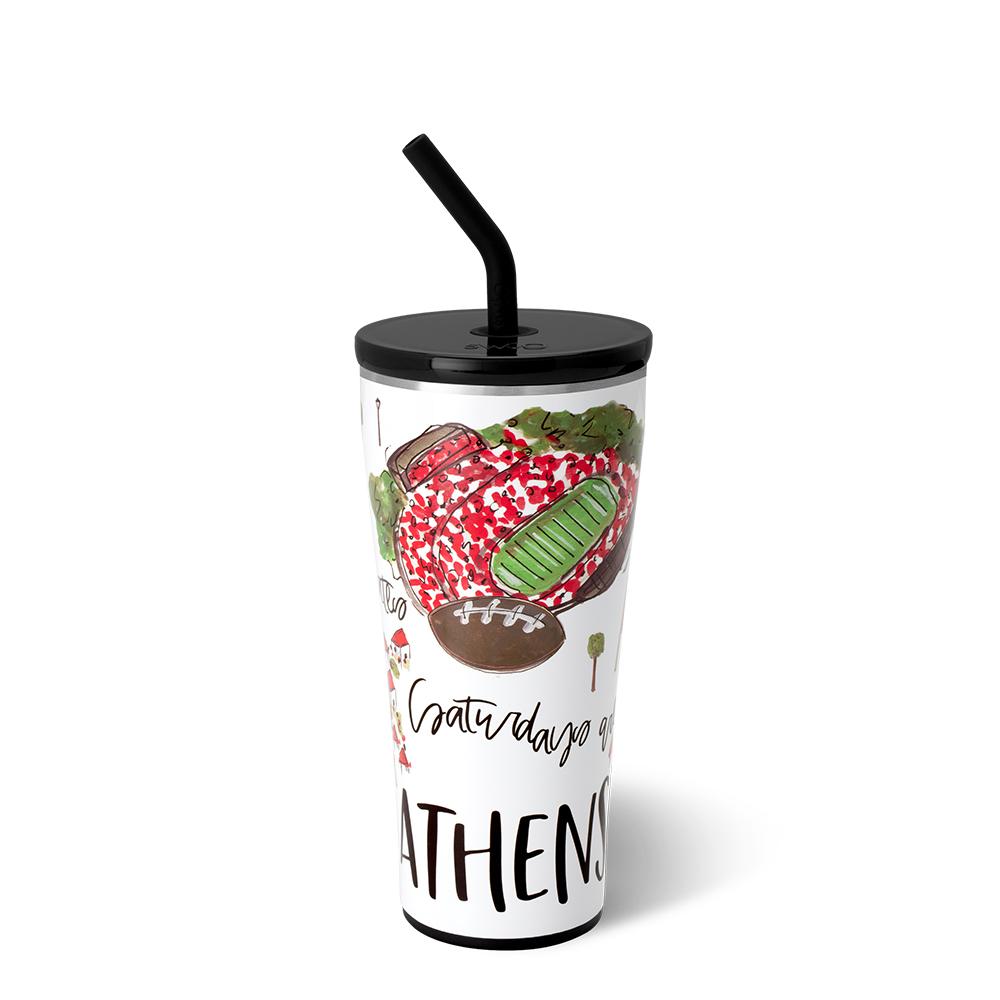 Saturdays in Athens Straw Tumbler (32oz)