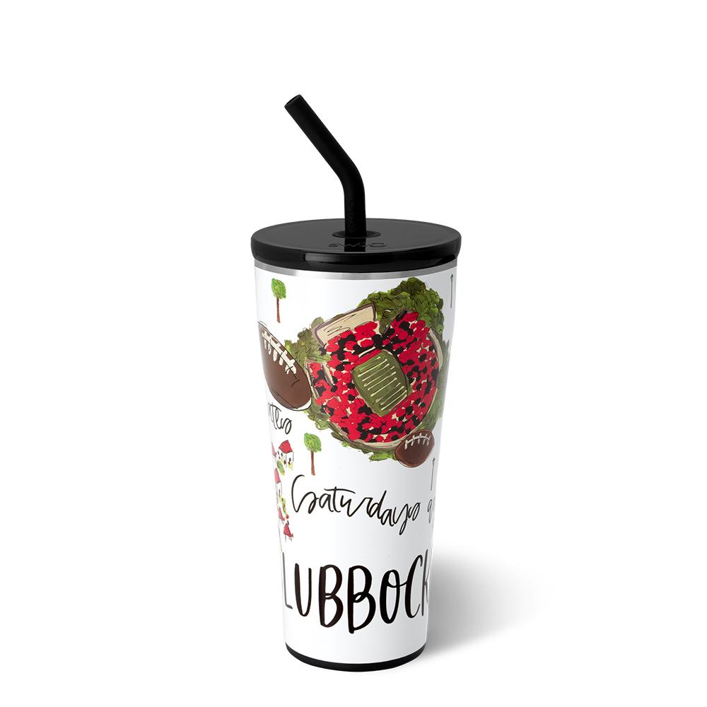 Saturdays in Lubbock Straw Tumbler (32oz)