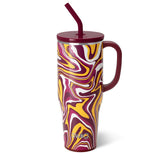 Taza gigante Fanzone Maroon + Yellow (40 oz)