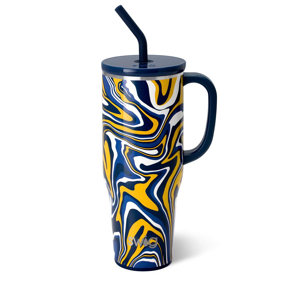 Fanzone Navy + Yellow Mega Mug (40oz)