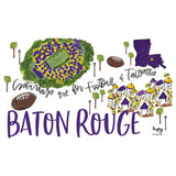 Saturdays in Baton Rouge Straw Tumbler (32oz)