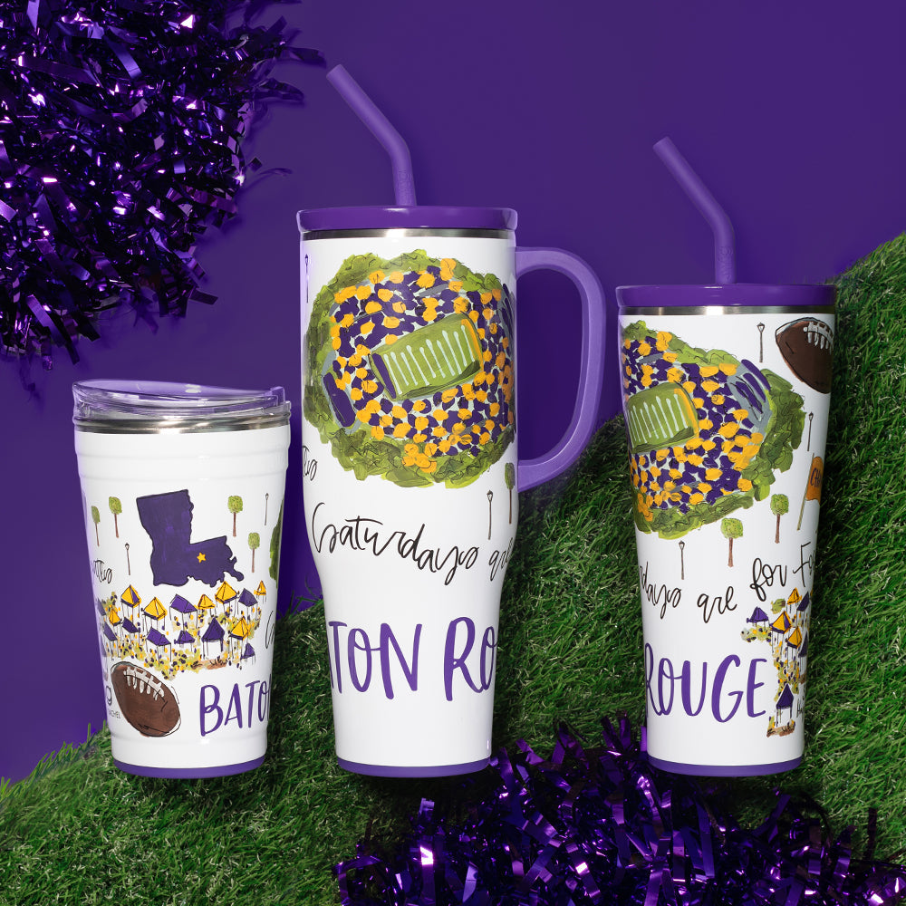 Saturdays in Baton Rouge Straw Tumbler (32oz)