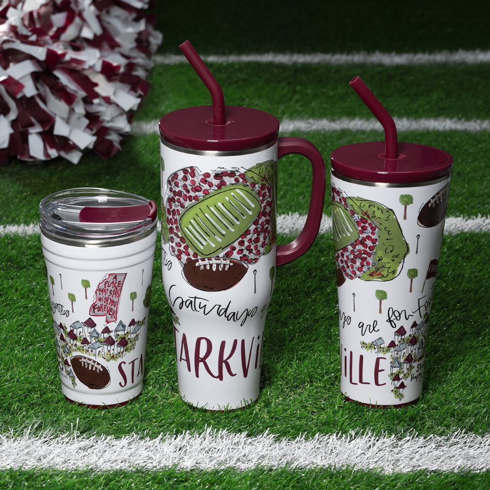 Saturdays in Starkville Straw Tumbler (32oz)