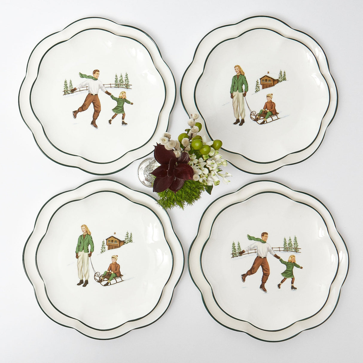 Hansel & Gretel Dinner & Starter Plates (Set of 8)