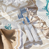 White Rattan Cutlery (5 Piece)