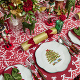 Mrs. Alice Christmas Tree Dinner Plate (Set of 4)