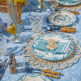 Blue Melograno Dinner Plates (Set of 4)