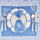 Blue Rattan Cutlery (5 Piece)