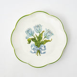 Blue Tulip Dinner & Starter Plates (Set of 8)