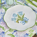 Blue Tulip Dinner & Starter Plates (Set of 8)