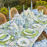 Blue Tulip Dinner & Starter Plates (Set of 8)