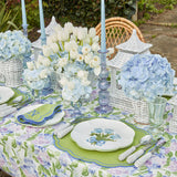 Blue Tulip Dinner Plates (Set of 4)