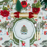 Mrs. Alice Christmas Tree Starter Plate (Set of 4)