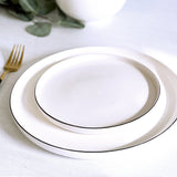 Cameron Black Rim Dinnerware