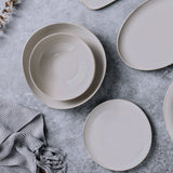 Camille Bone China Dinnerware Set - French Gray