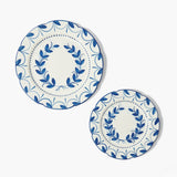 Elizabeth Blue Garland Dinner & Starter Plates (Set of 8)