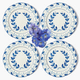 Elizabeth Blue Garland Dinner Plates (Set of 4)