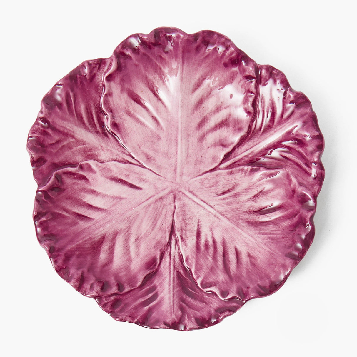 Serena Aubergine Cabbage Starter Plates (Set of 4)