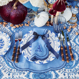 Elizabeth Blue Garland Starter Plates (Set of 4)