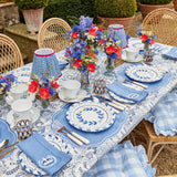 Elizabeth Blue Garland Dinner & Starter Plates (Set of 8)