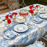 Elizabeth Blue Garland Dinner Plates (Set of 4)