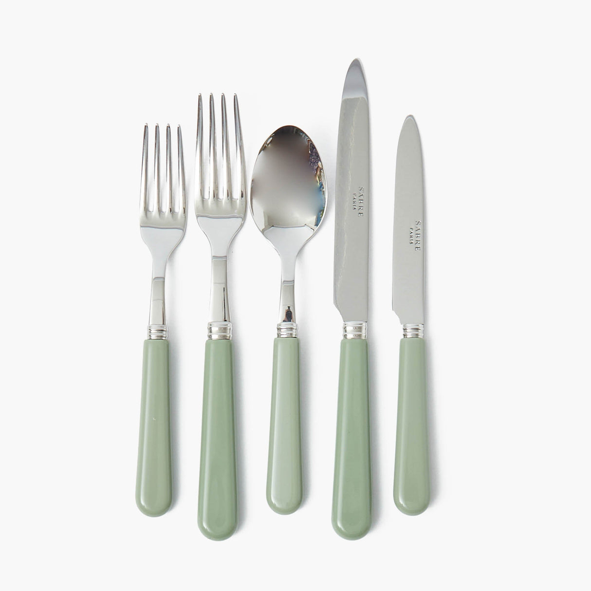 Sage Green Cutlery (5 Piece)