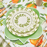 Green Garland Starter Plates (Set of 4)