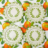 Green Garland Starter Plates (Set of 4)