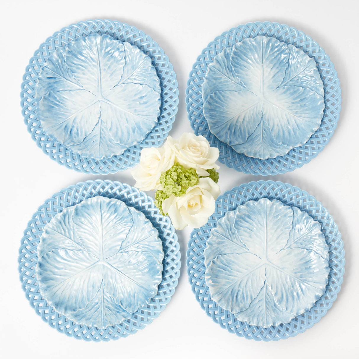 Serena Cabbage Starter Plate (Set of 4)