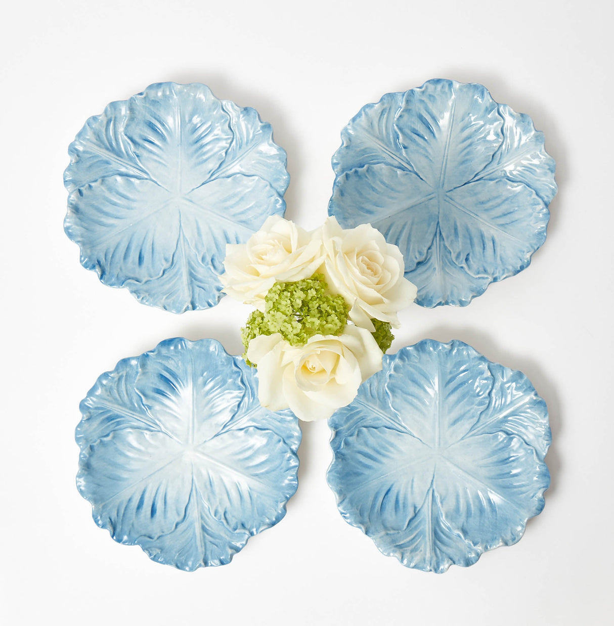 Serena Cabbage Starter Plate (Set of 4)