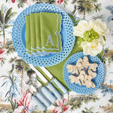 Blue Rattan Cutlery (5 Piece)