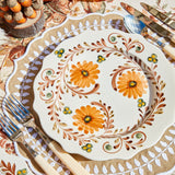 Autumn Flowers Dinner Plates (Set of 4)