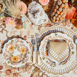 Autumn Flowers Starter Plates (Set of 4)