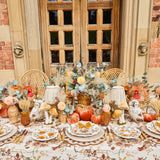 Autumn Flowers Dinner & Starter Plates (Set of 8)