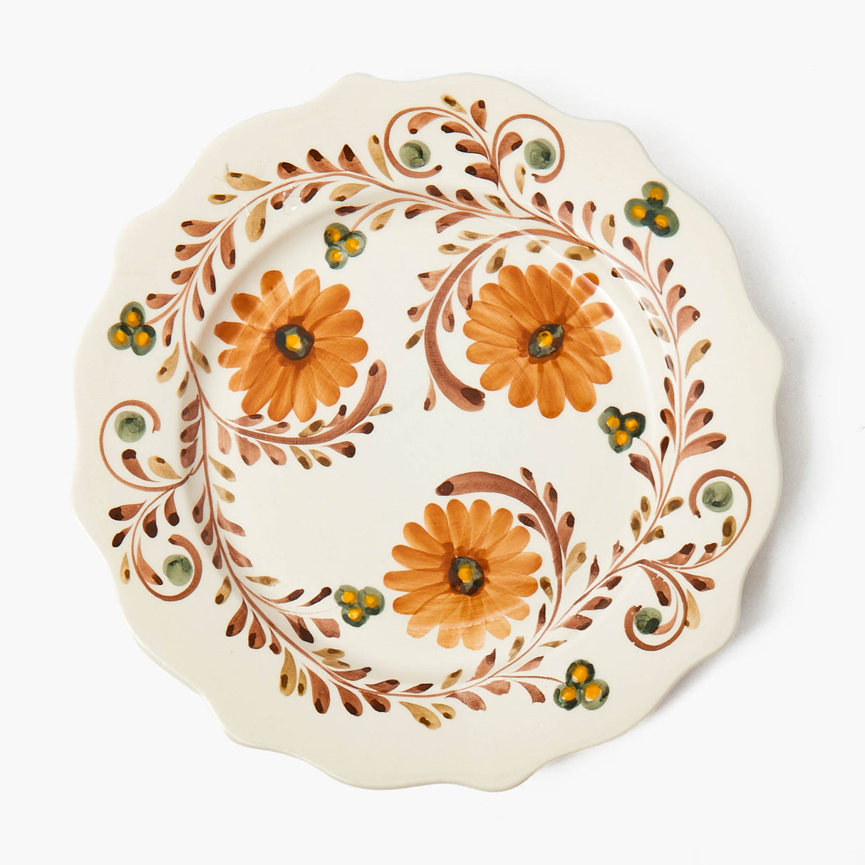 Autumn Flowers Starter Plates (Set of 4)