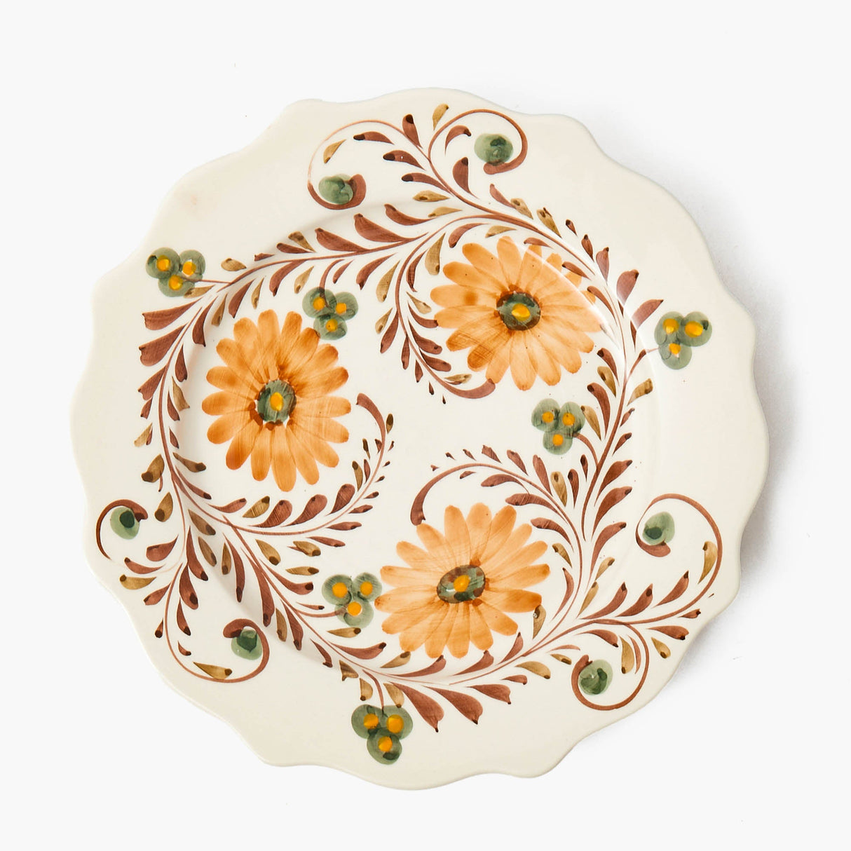 Autumn Flowers Dinner Plates (Set of 4)