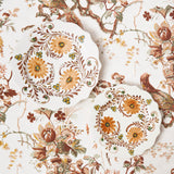 Autumn Flowers Dinner & Starter Plates (Set of 8)